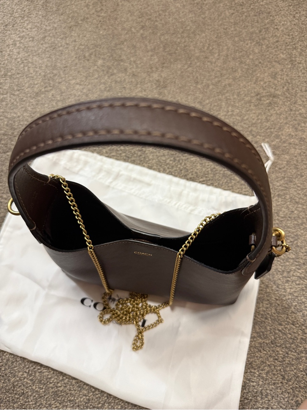 EUC Authentic Coach Brooklyn 23 in Maple - Picture 7 of 10